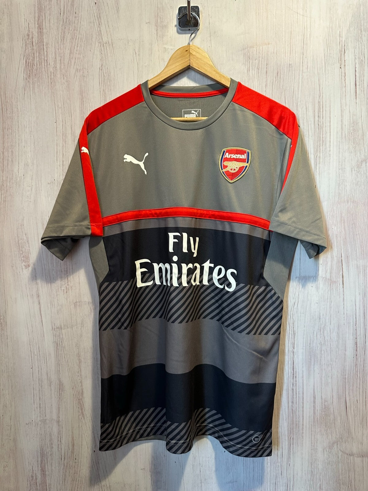 Arsenal London 2016 2017 Training Size XL Puma shirt jersey maillot soccer kit