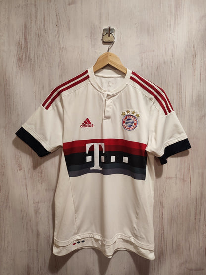 FC Bayern Munich 2015 2016 away Sz M shirt jersey soccer football Adidas kit tee