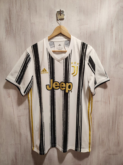 Juventus 2020 2021 home Sz L Adidas shirt jersey soccer football kit tee Ronaldo