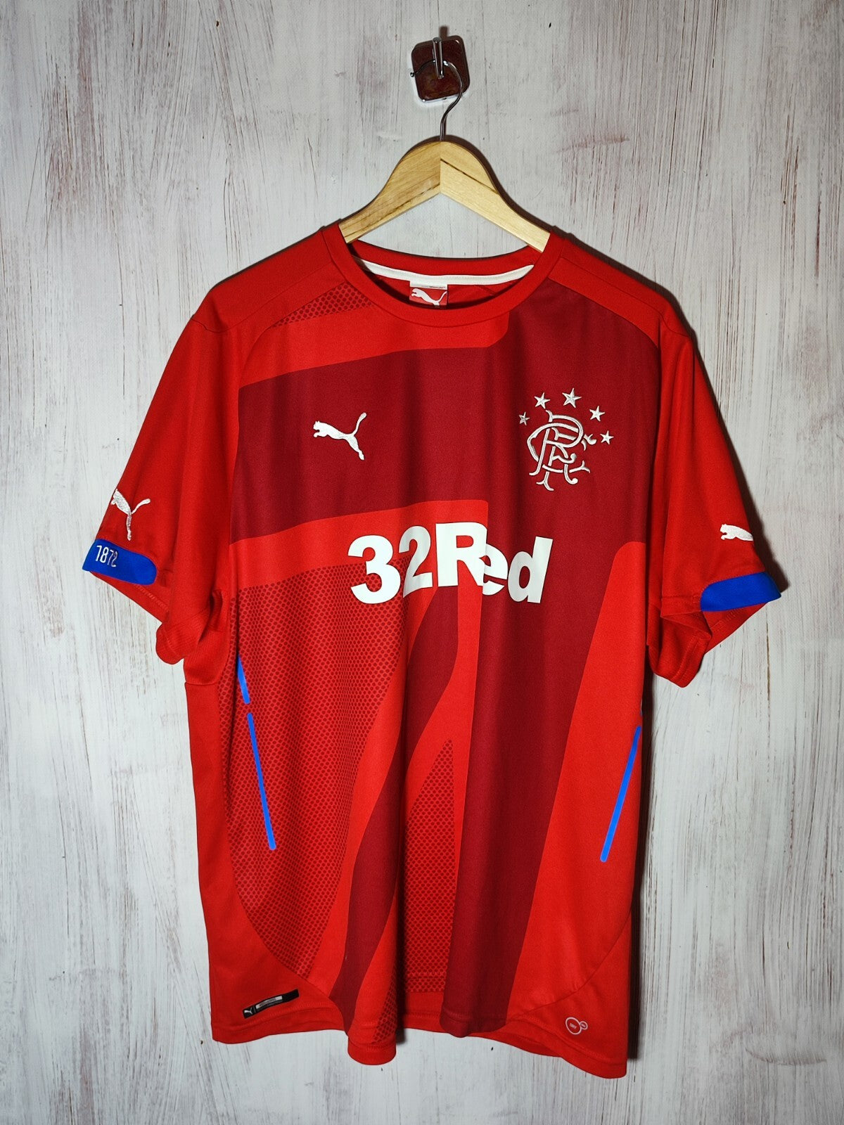 Glasgow Rangers 2014 2015 third Sz 2XL Puma soccer shirt jersey football 3rd XXL