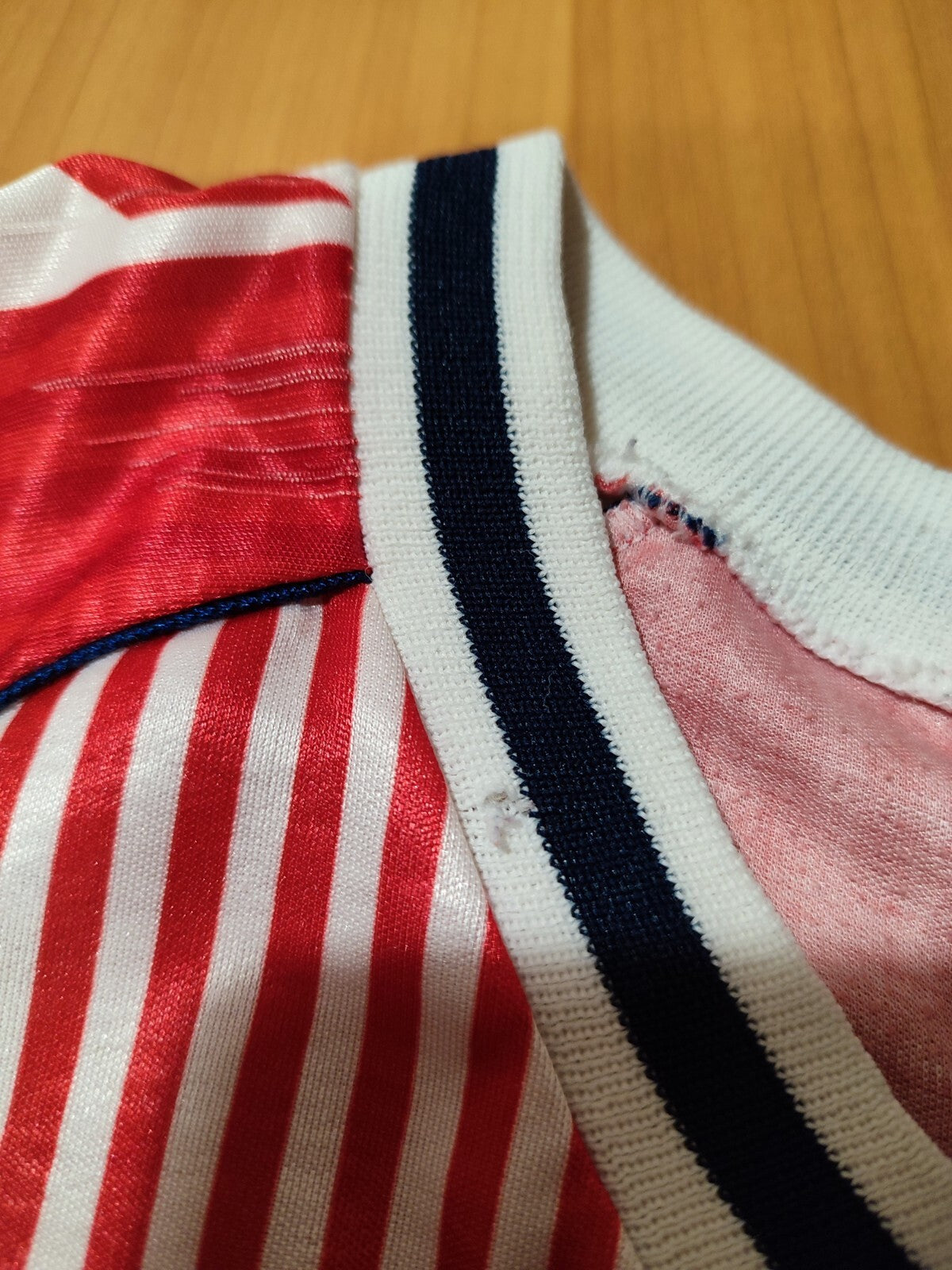 VINTAGE Denmark 1986 home Size L Hummel shirt jersey football soccer kit Dansk