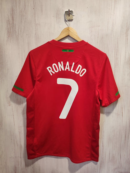 Portugal 2010 2011 2012 home Sz S soccer shirt jersey Nike football kit Ronaldo