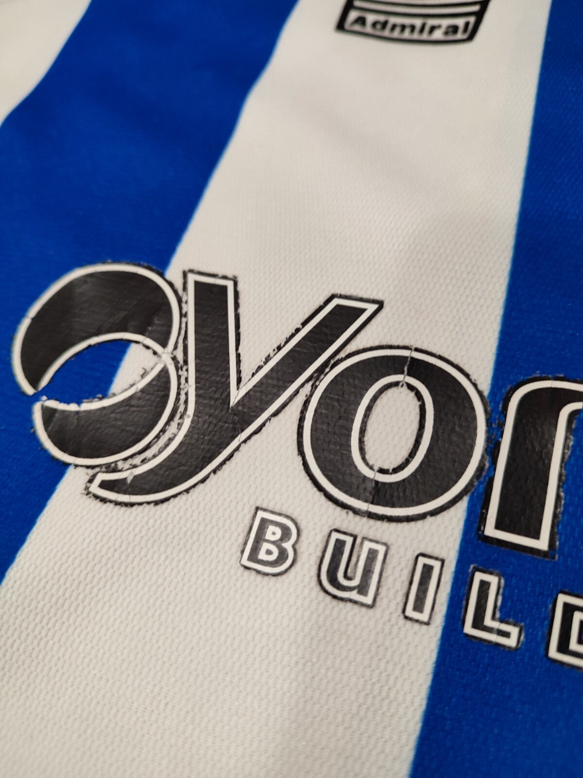 Huddersfield Town 2005 2006 2007 home Sz L shirt jersey football soccer Admiral
