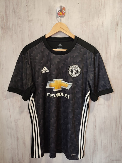 Manchester United 2017 2018 away Size L Adidas soccer shirt jersey football kit
