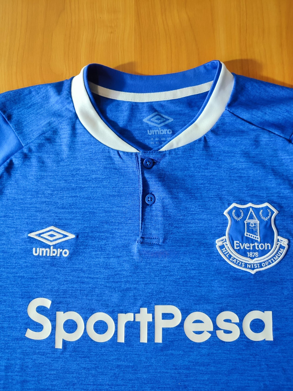FC Everton 2018 2019 home Sz 2XL Umbro shirt jersey soccer kit football tee XXL