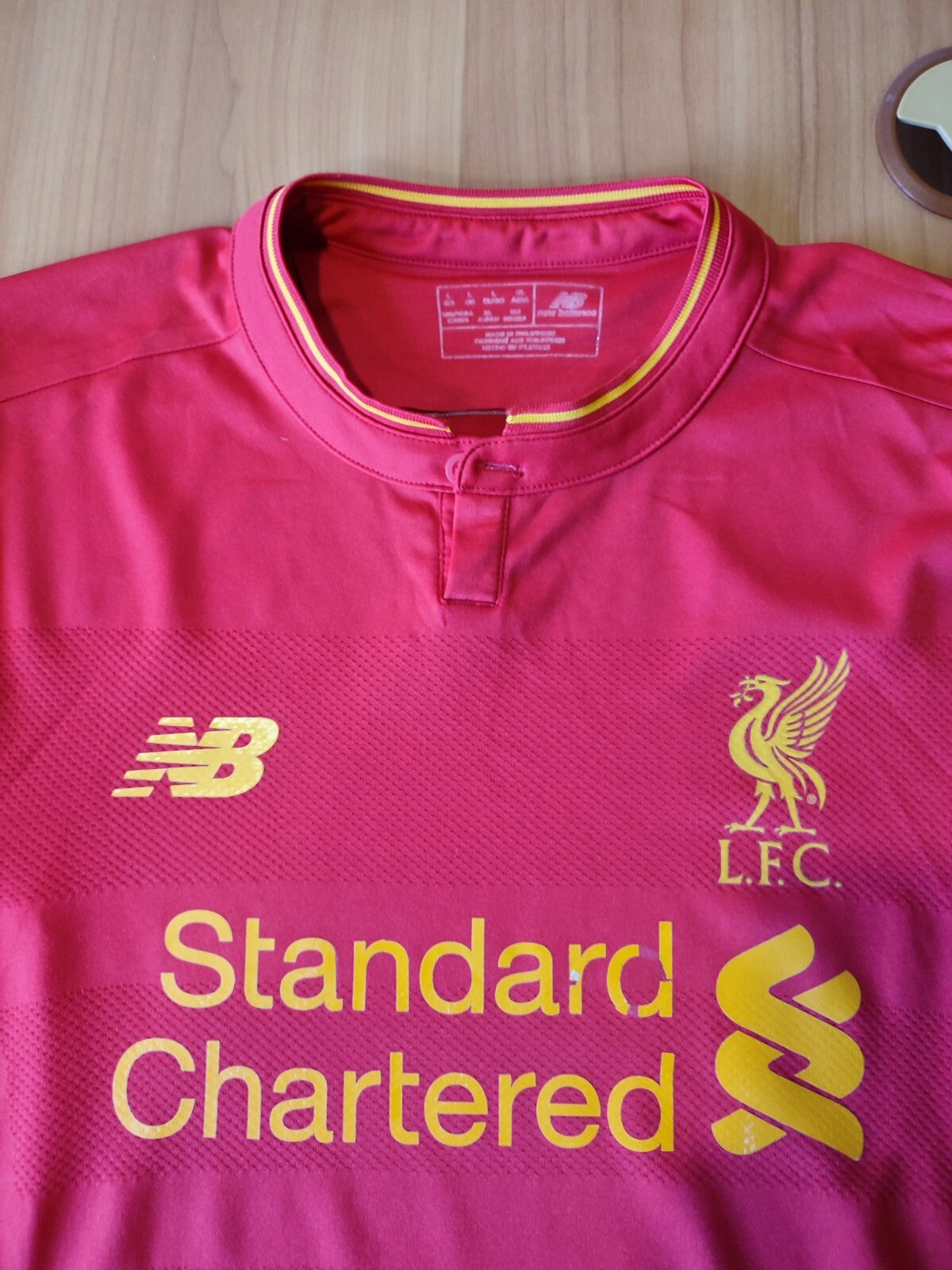 FC Liverpool 2016 2017 home Size L shirt soccer jersey football kit maillot tee