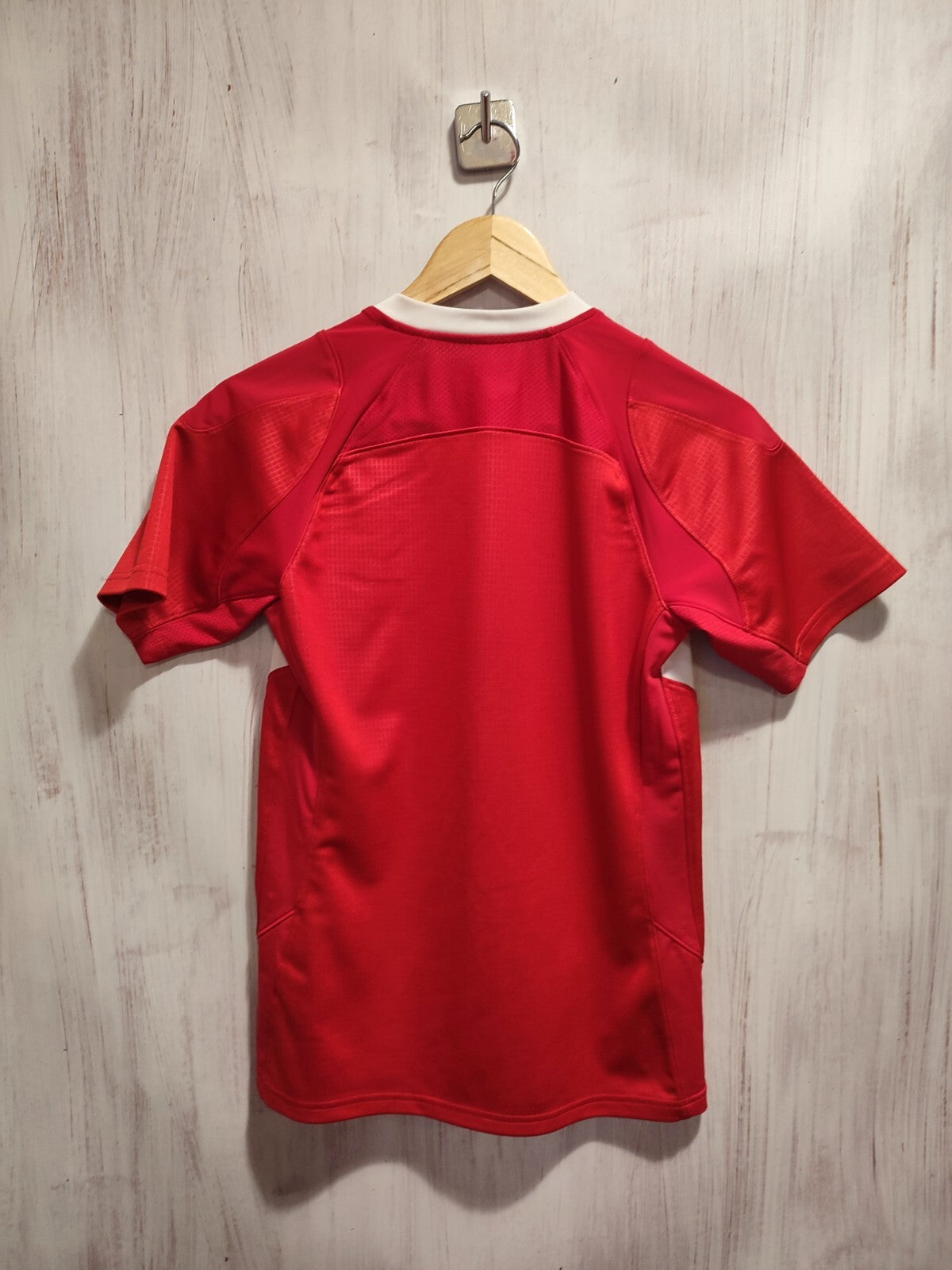 Wales rugby Union WRU home Size S jersey shirt kit tee red Admiral Under Armour