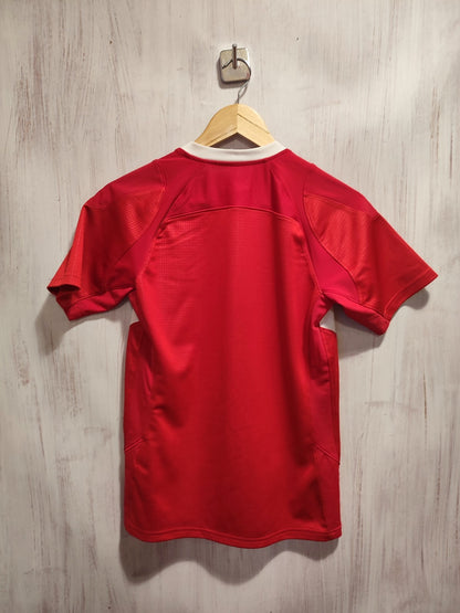 Wales rugby Union WRU home Size S jersey shirt kit tee red Admiral Under Armour