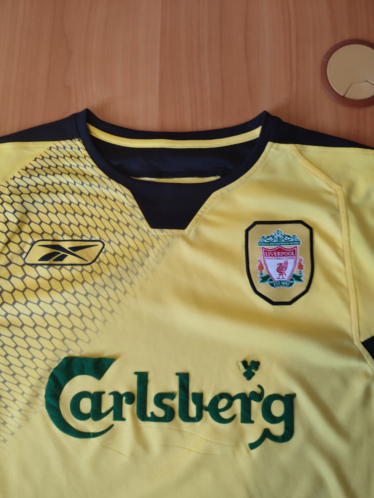 FC Liverpool 2004 2005 2006 away Sz S football shirt jersey soccer kit maillot