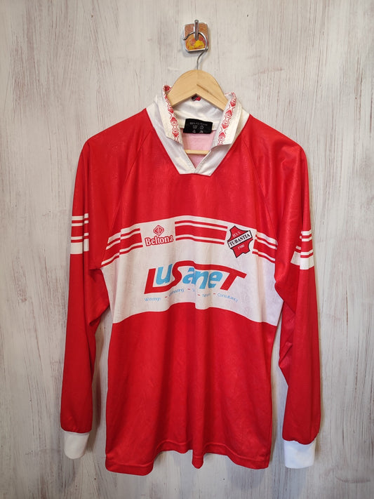 HVV Tubantia 1990's home Sz M Beltona shirt jersey football kit soccer VINTAGE