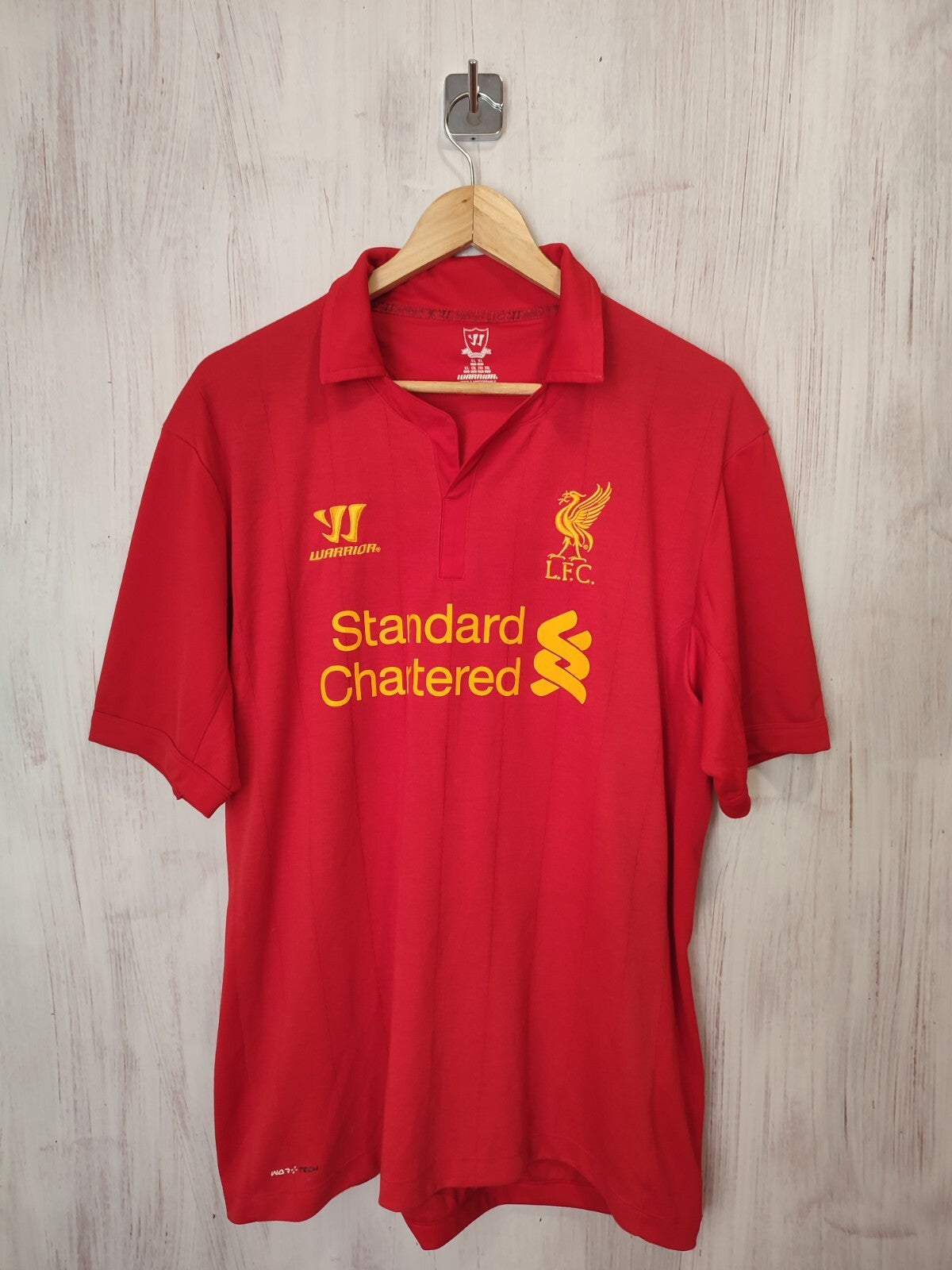FC Liverpool 2012 2013 home Size XL football shirt jersey soccer tee kit Warrior