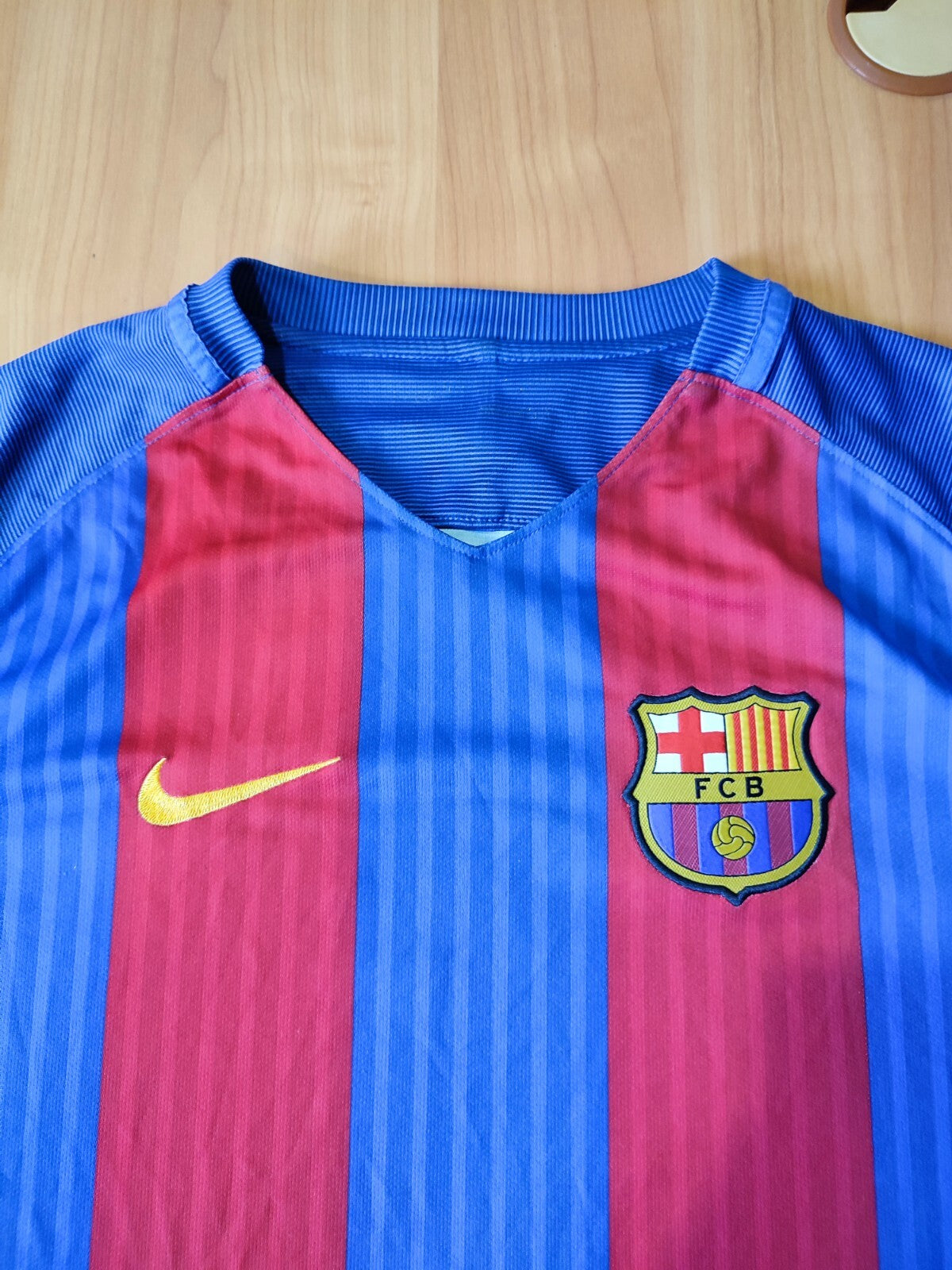 Barcelona 2016 2017 home Sz XL shirt jersey Barca FCB soccer football kit Suarez