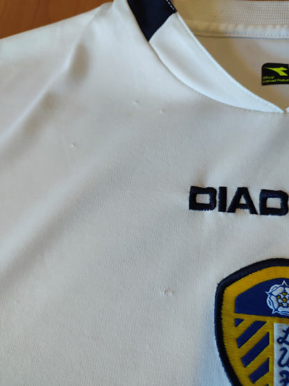 Leeds United 2004 2005 home 2XL jersey shirt soccer football vintage kit tee XXL