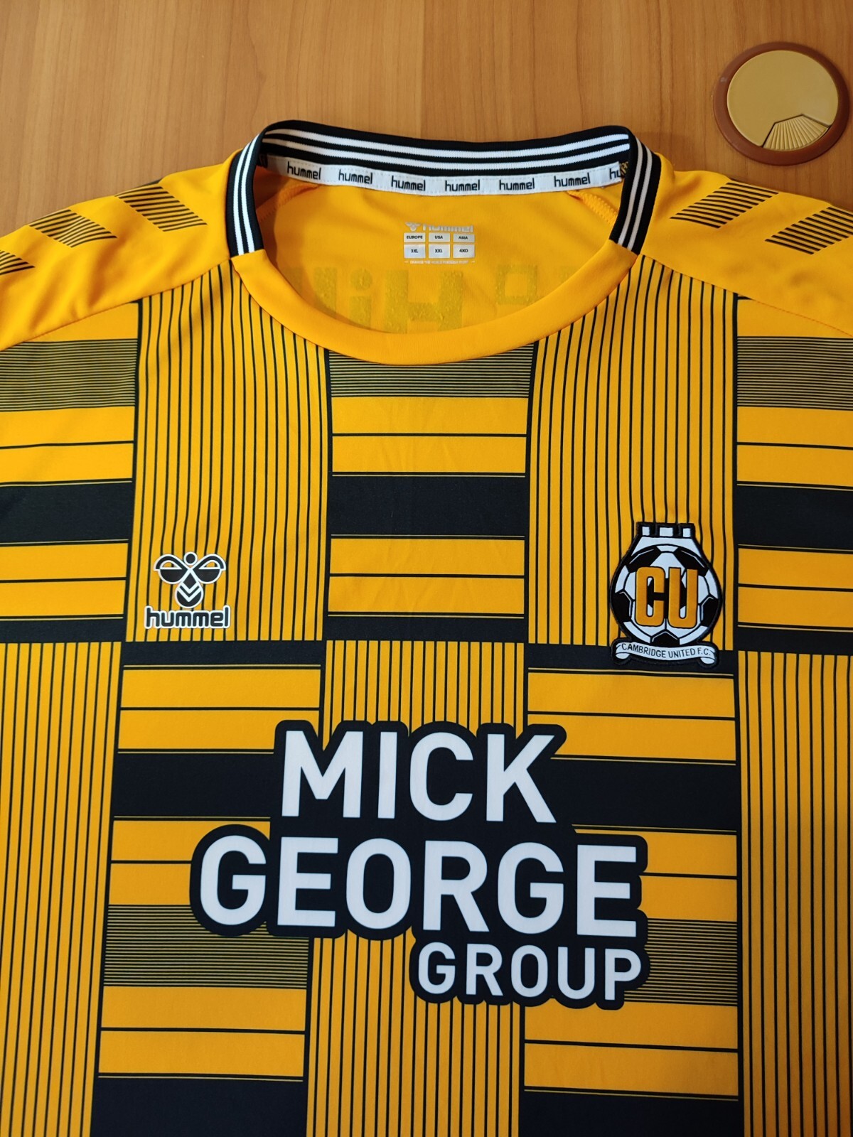Cambridge United 2021 2022 home 2XL Hummel football soccer shirt jersey kit XXL