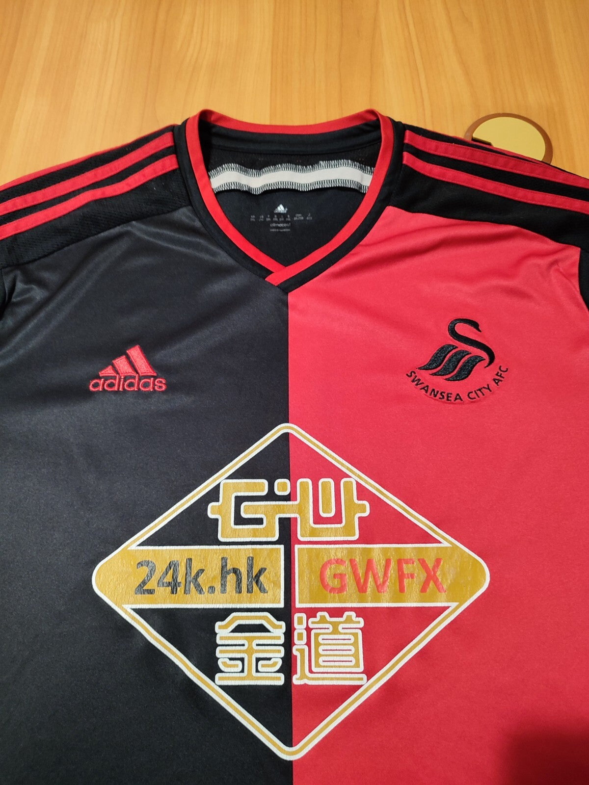 Swansea City 2014 2015 away Size 2XL Adidas shirt jersey soccer football kit XXL