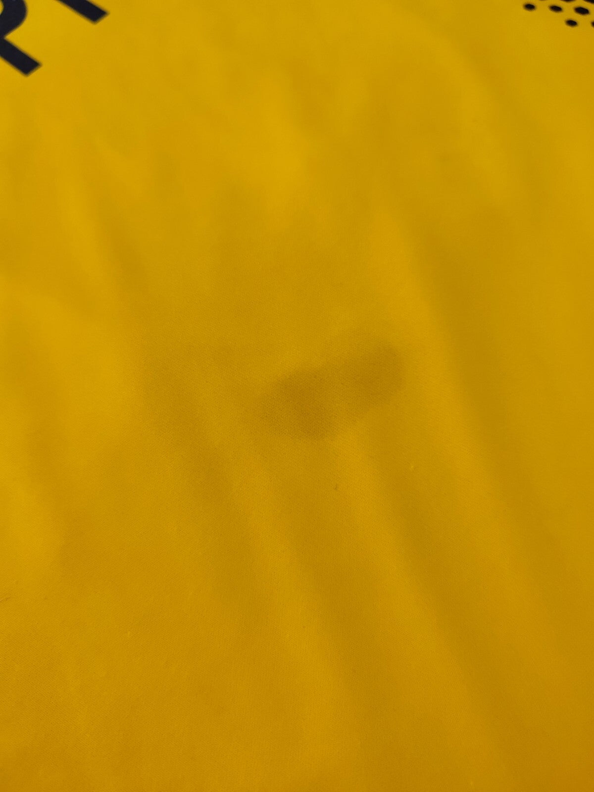 Burton Albion FC 2021 2022 home Sz L soccer shirt jersey football Brewers Akins