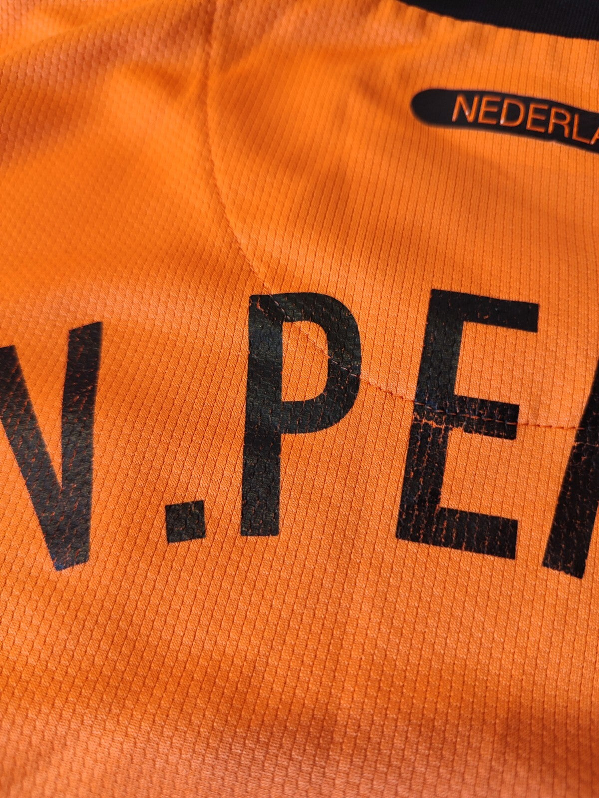 Netherlands 2010 2011 home Sz L Holland shirt jersey football Nike kit V.Persie