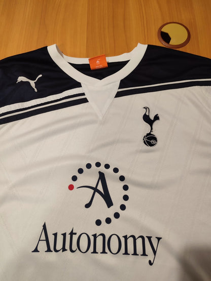 Tottenham Hotspur 2010 2011 home Sz L Puma shirt jersey soccer football kit tee