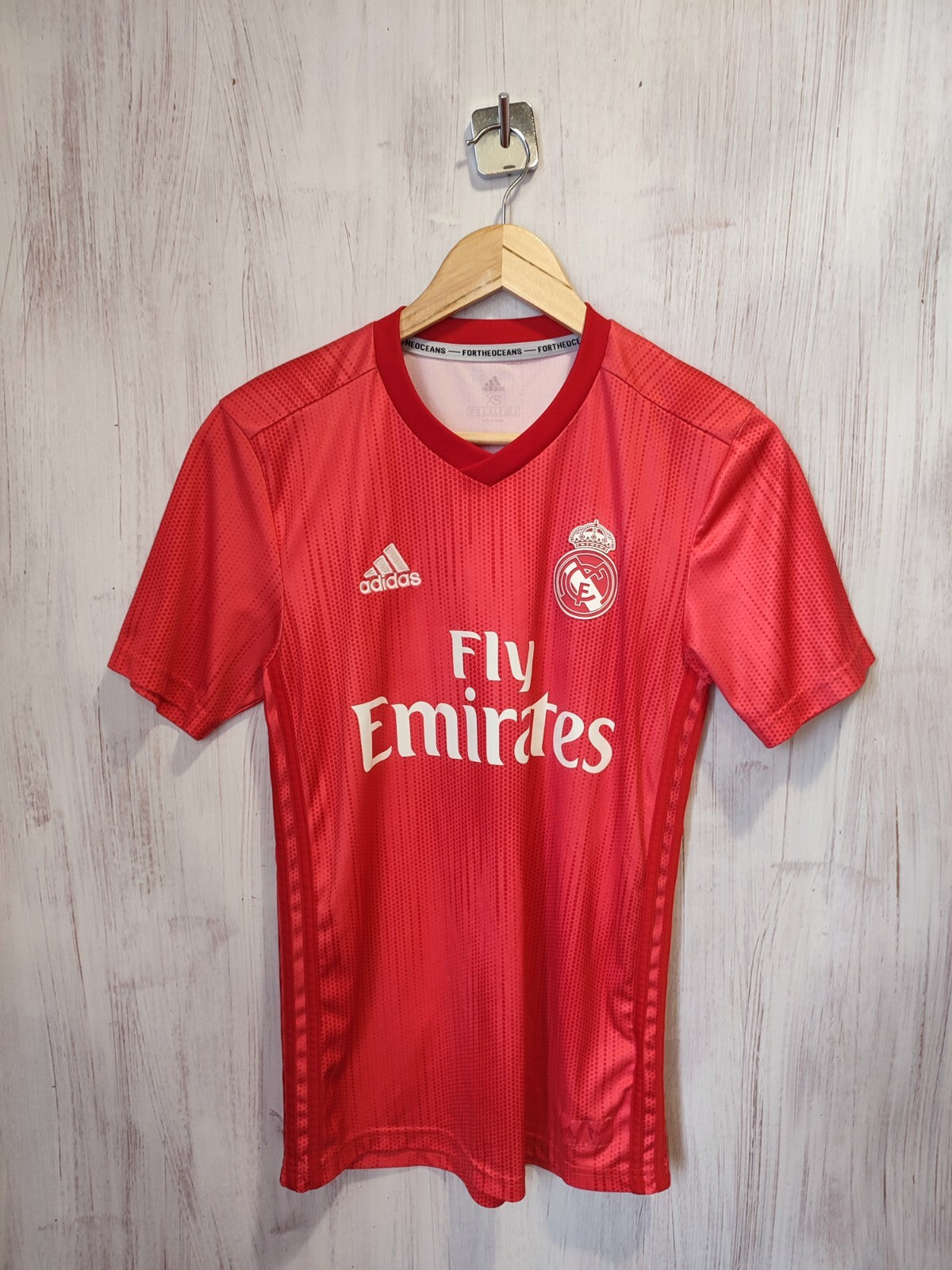 Real Madrid 2018 2019 third Size XS Adidas shirt jersey soccer football kit 3rd