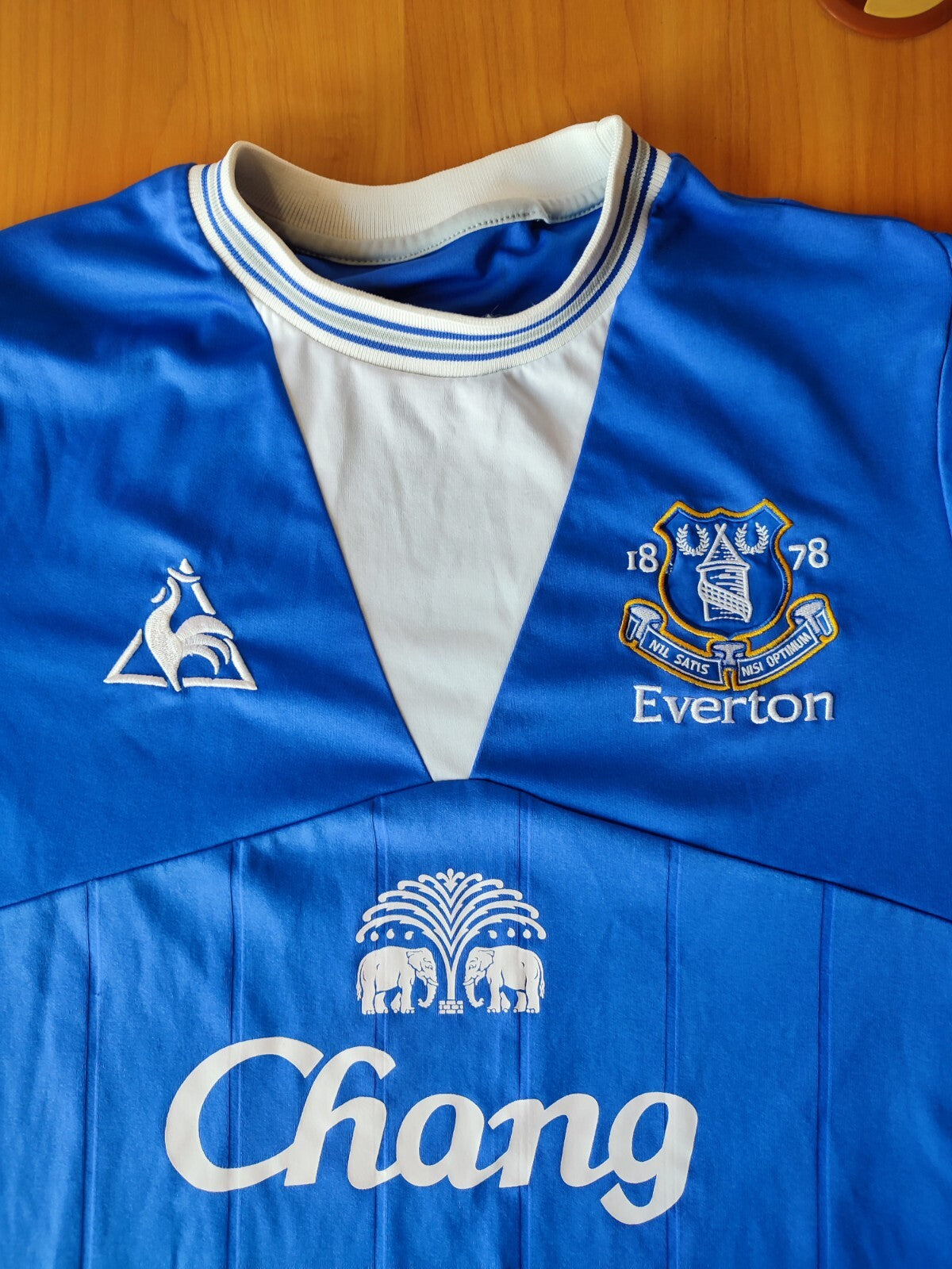 FC Everton 2009 2010 home Size M Le coq Sportif football shirt jersey soccer kit