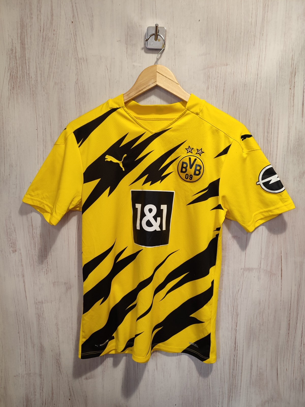 Borussia Dortmund 2021 2022 home Sz S BVB Puma jersey shirt football kit soccer