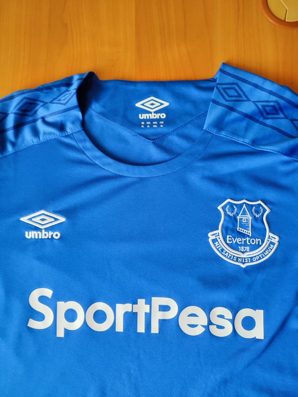 FC Everton 2017 2018 home Size XL Umbro shirt jersey soccer football kit maillot