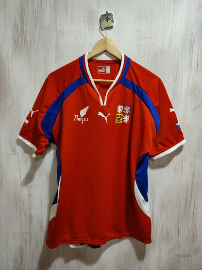Czech Republic 2000 2001 2002 home Size XL shirt jersey football soccer kit tee
