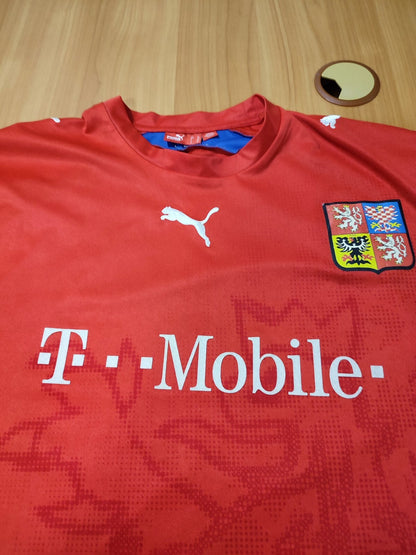 Czech Republic 2006 2007 2008 home Sz XL Puma shirt jersey football football kit