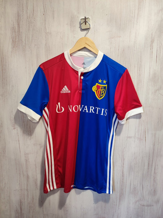FC Basel 2017 2018 home Sz S shirt football jersey soccer trikot kit tee Adidas