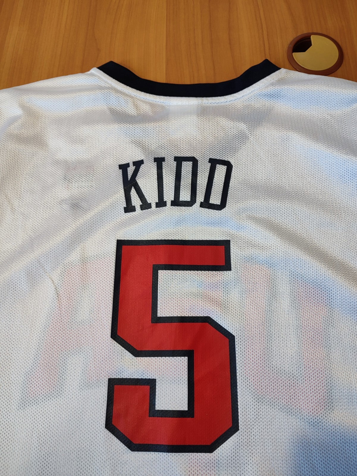 USA NATIONAL TEAM BASKETBALL JERSEY #5 KIDD REEBOK VINTAGE SZ 2XL ADULT XXL KIT