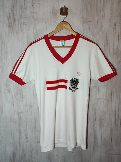 VINTAGE Austria Size L Adidas soccer shirt jersey football kit trikot Osterreich