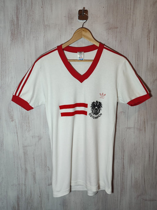 VINTAGE Austria Size L Adidas soccer shirt jersey football kit trikot Osterreich