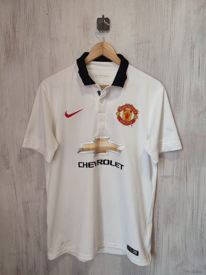 Manchester United 2014 2015 away Sz M Nike shirt soccer jersey kit tee Di Maria