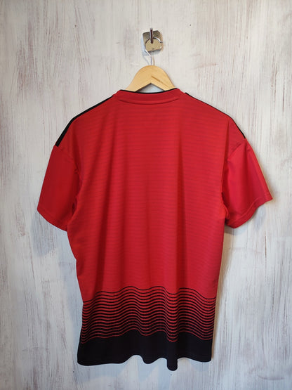 Manchester United 2018 2019 home Size L Adidas soccer shirt jersey football kit