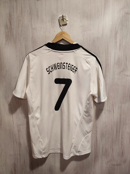 WOMEN Deutschland 2007 2008 home Sz L Germany jersey football kit Schweinsteiger