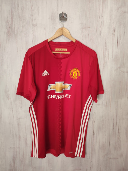 Manchester United 2016 2017 home Size XL Adidas football soccer shirt jersey kit