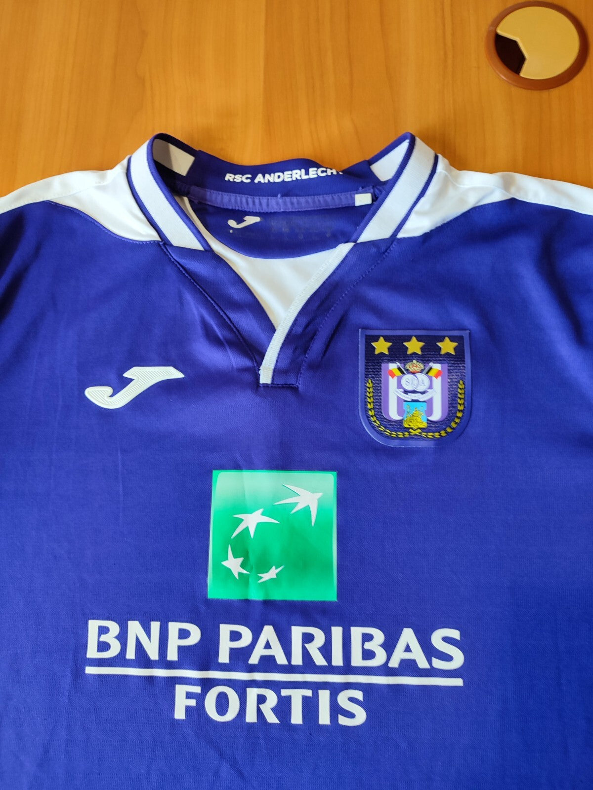 RSC Anderlecht 2019 2020 home Sz M Joma soccer shirt jersey football kit trikot