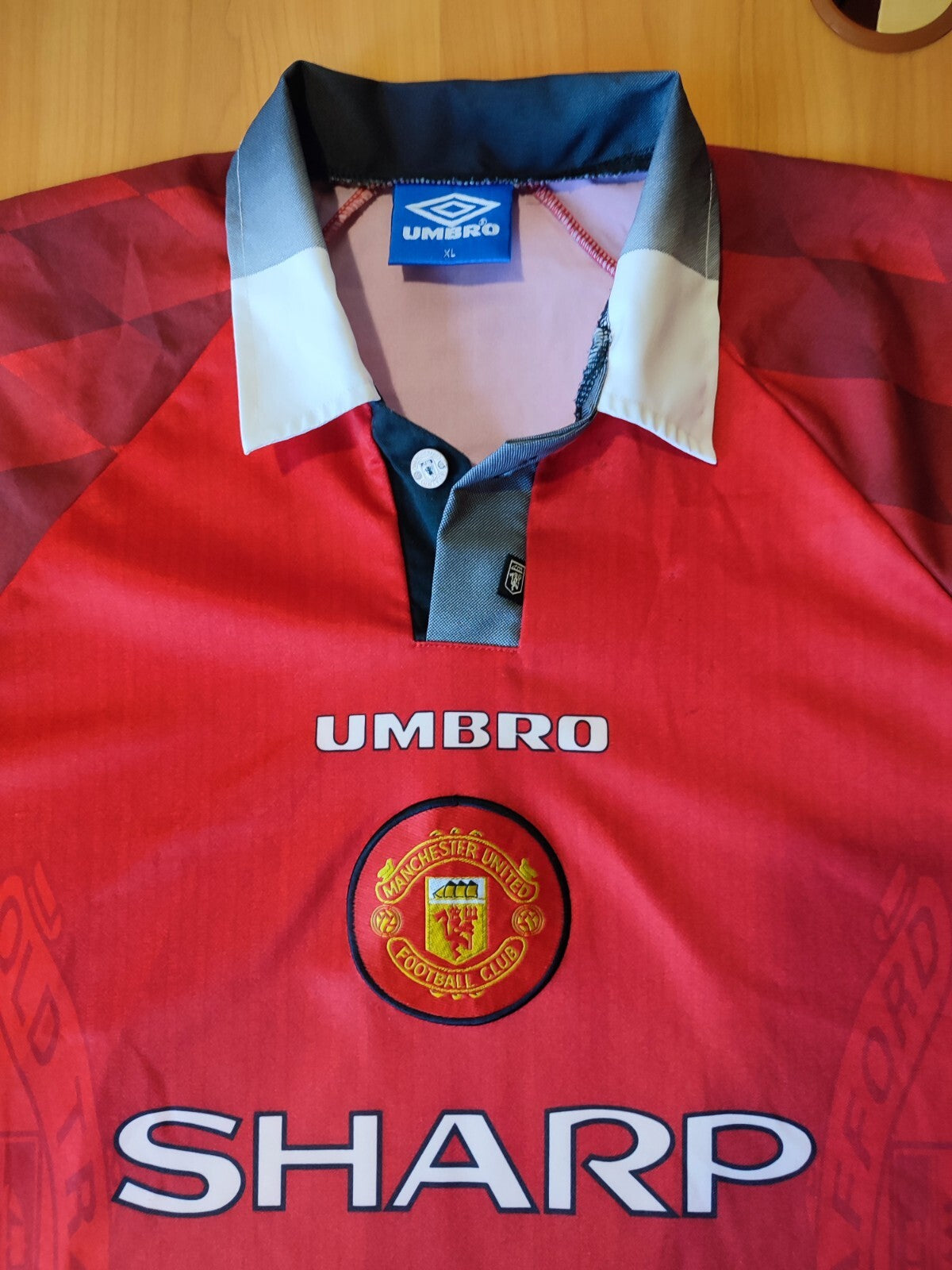 Manchester United 1996 1997 1998 home Umbro Sz XL shirt jersey  soccer football