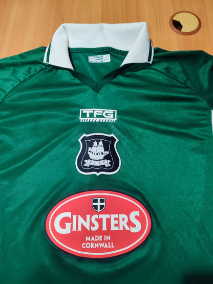 Plymouth Argyle 2003 2004 2005 home Size L soccer shirt jersey football kit tee