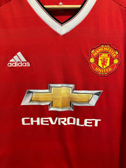 Manchester United 2015 2016 home Size XL Adidas soccer shirt jersey football kit