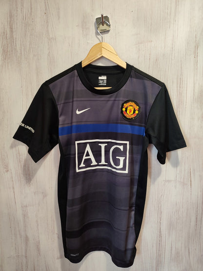 Manchester United 2009 2010 training Sz S Nike football shirt jersey soccer kit