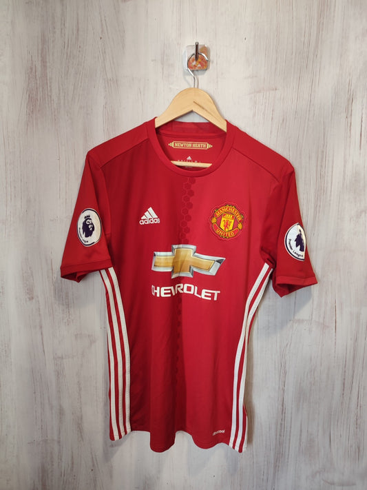 Manchester United 2016 2017 home Sz S soccer jersey shirt football kit tee Pogba