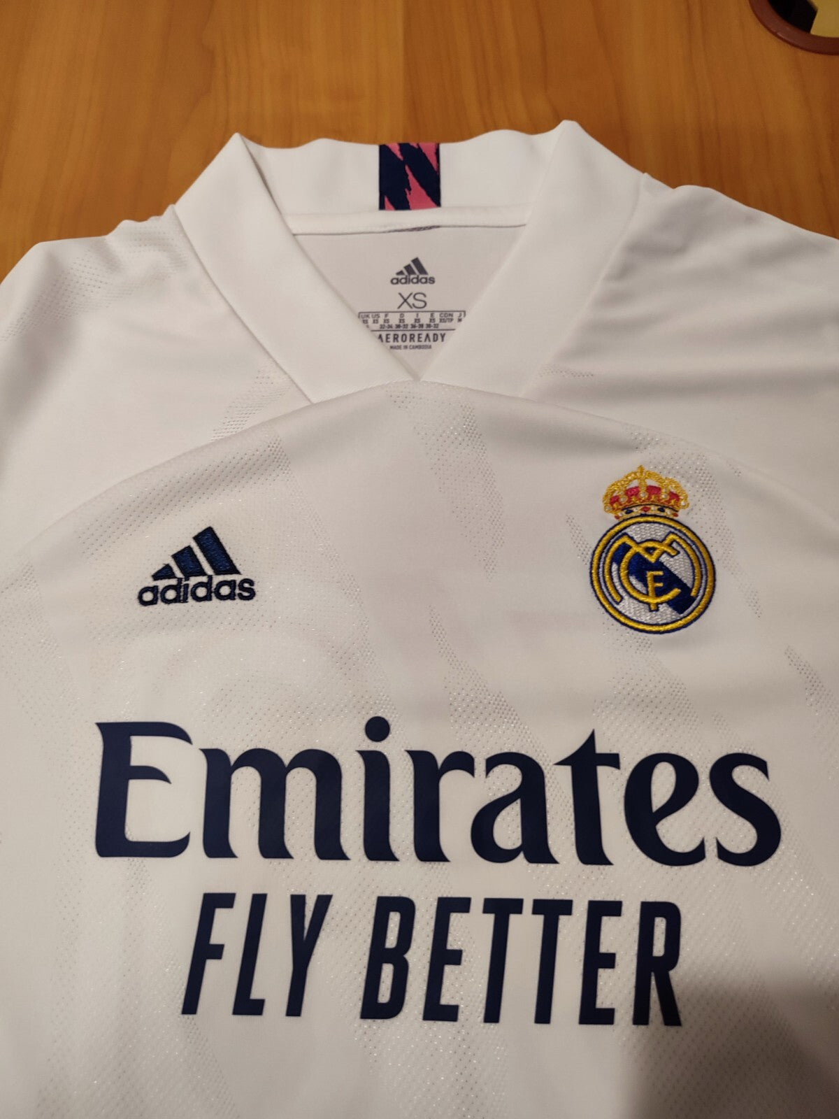 Women Real Madrid 2020 2021 home Sz XS Adidas shirts jersey football kit trikot
