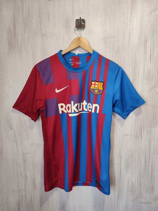 FC Barcelona 2021 2022 home Sz S Nike shirt jersey Barca FCB soccer football kit