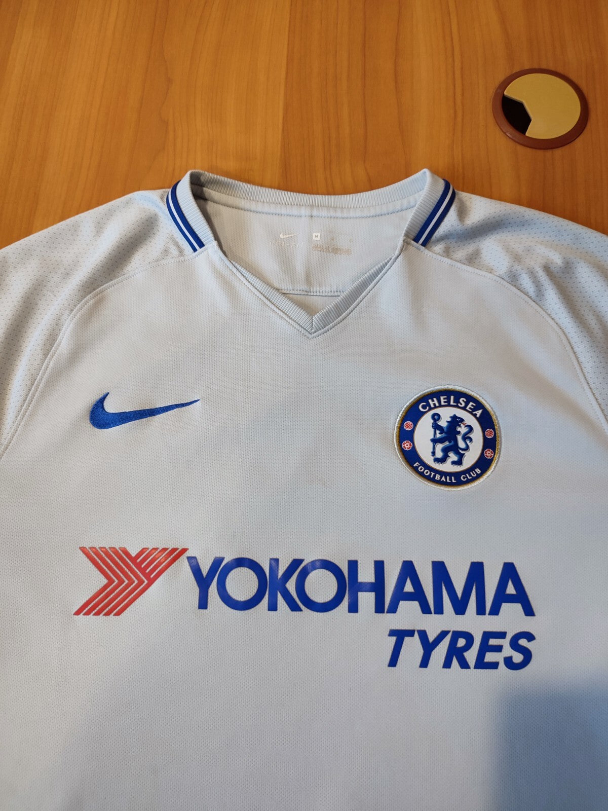 FC Chelsea London 2017 2018 away Sz M Nike shirt jersey football soccer kit tee
