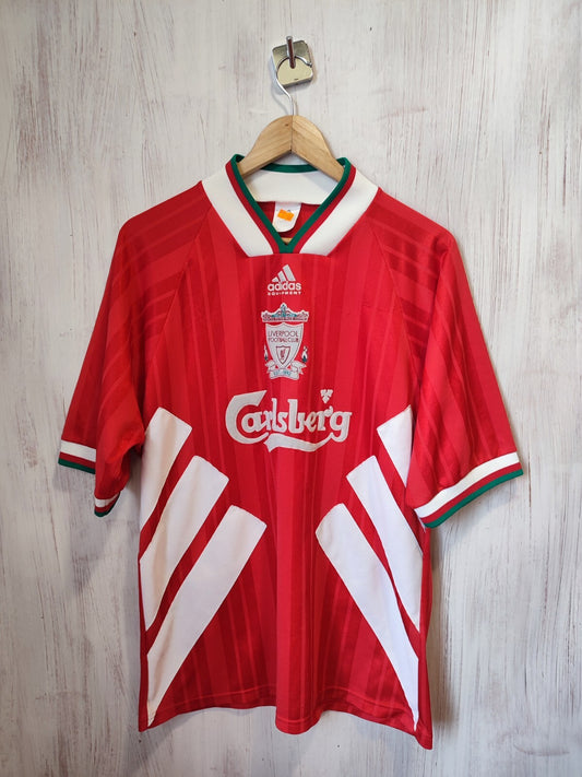 VINTAGE FC Liverpool 1993 1994 1995 home Size L shirt jersey football kit Adidas