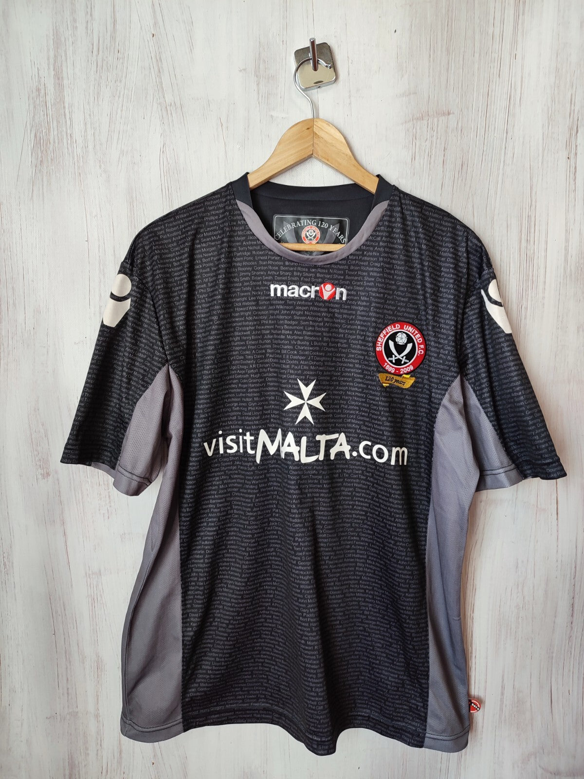 Sheffield United 2009 2010 third Size M shirt jersey soccer football kit tee 3rd