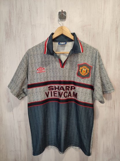 Manchester United 1995 1996 away Sz M football shirt jersey soccer football kit