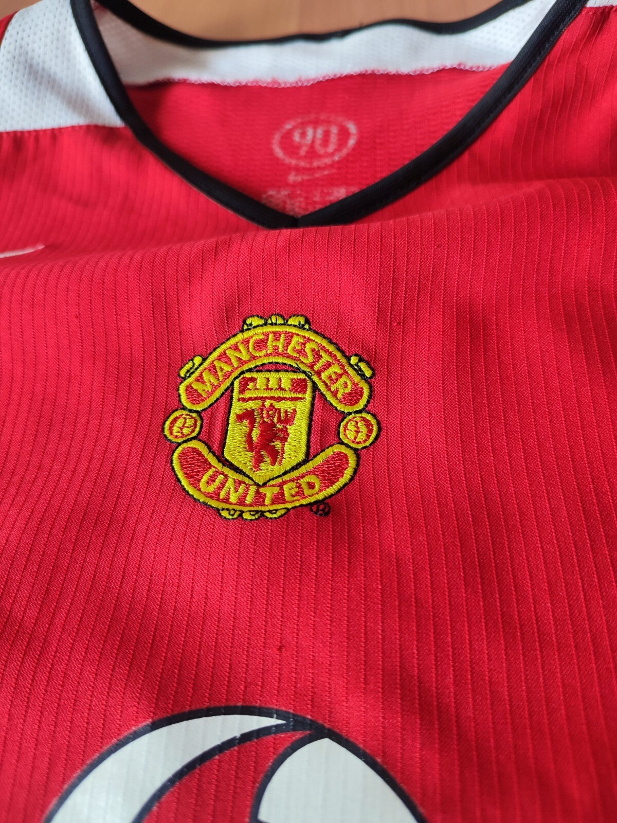 Kids XL Manchester United 2004 2006 home Nike soccer shirt jersey football Youth
