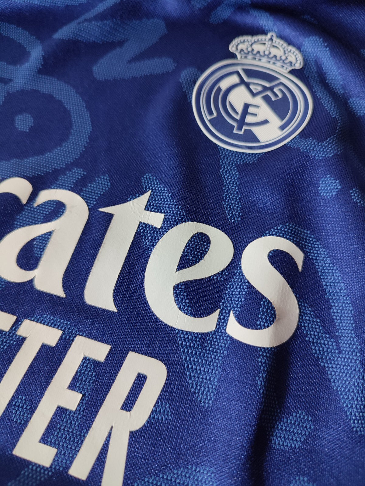 Authentic womens Real Madrid 2021 2022 away Sz XS Adidas shirt jersey soccer kit